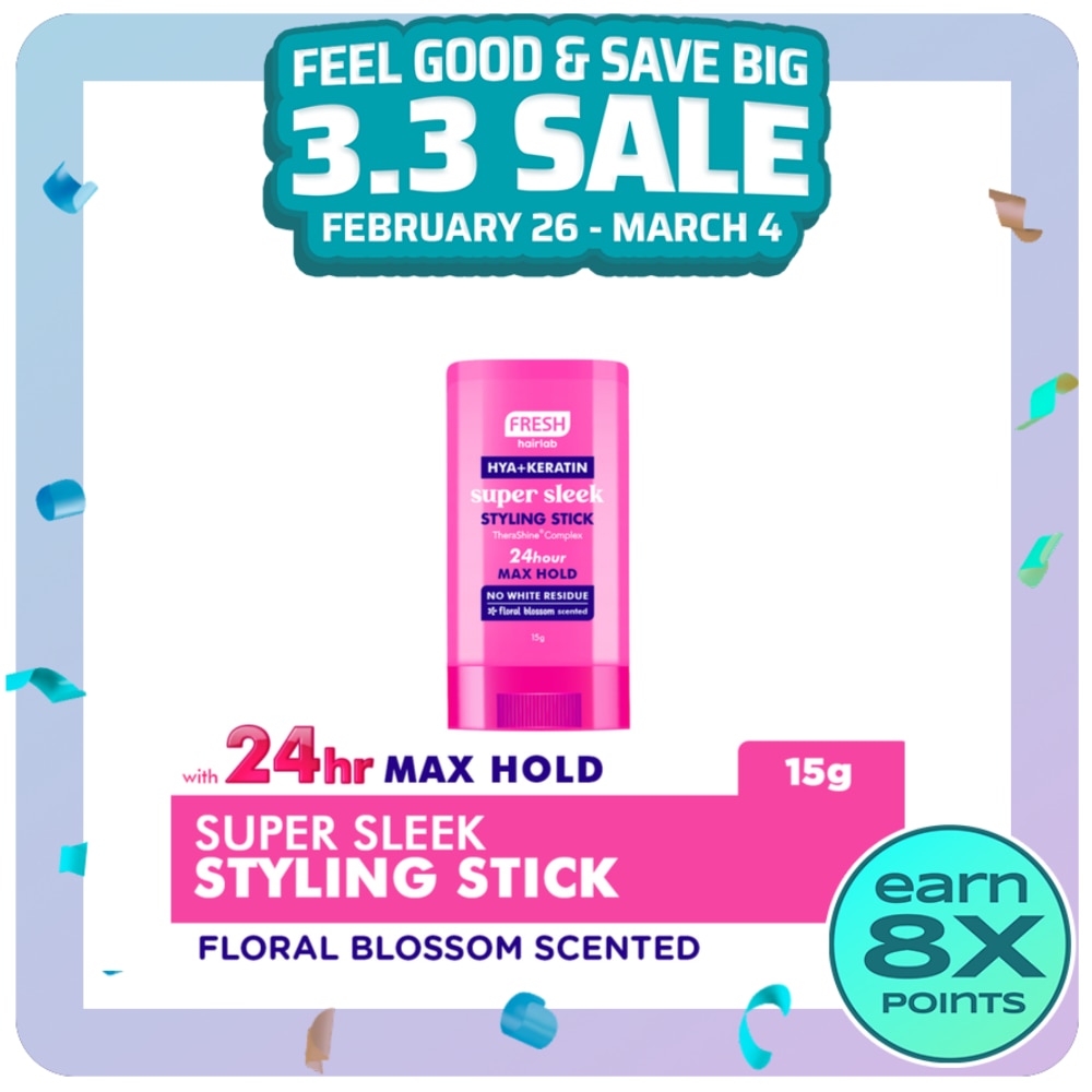 FRESH Hairlab Hya Keratin Super Sleek Styling Stick 15g