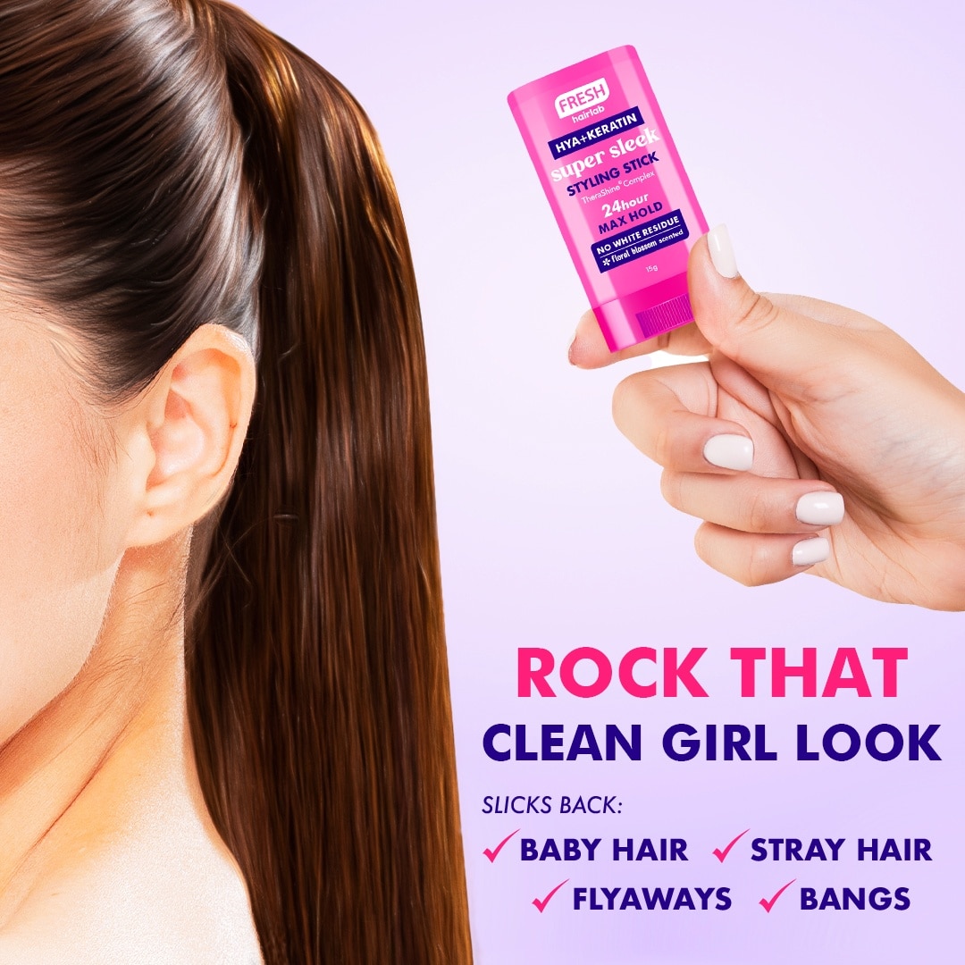 FRESH Hairlab Hya Keratin Super Sleek Styling Stick 15g