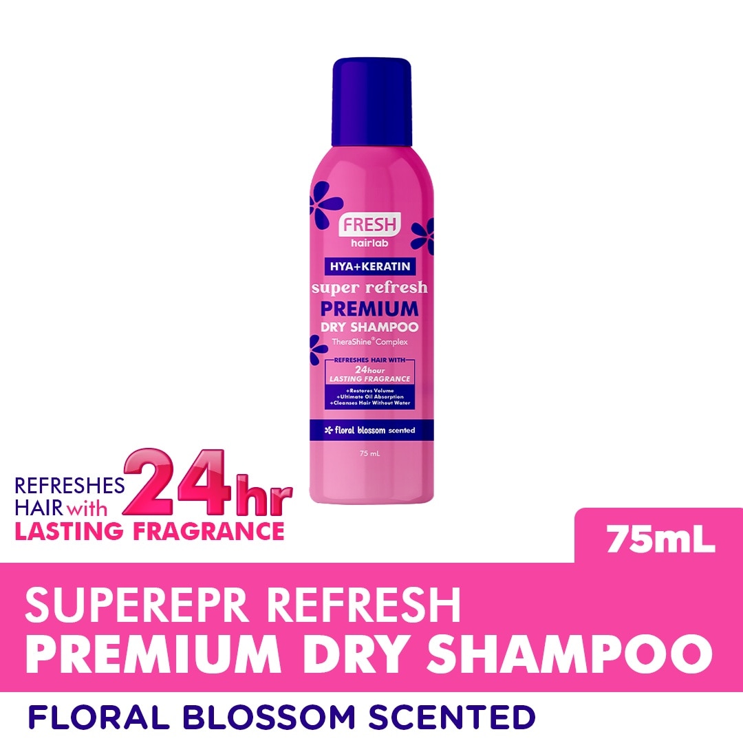 FRESH Hairlab Hya Keratin Super Refresh Premium Dry Shampoo 75ml