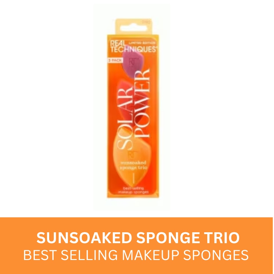 REAL TECHNIQUES Solar Power Sunsoaked Sponge Trio