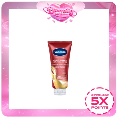 VASELINE - VASELINE Healthy Bright Gluta-Hya Serum Burst Lotion Pro-Age Restore 330ml