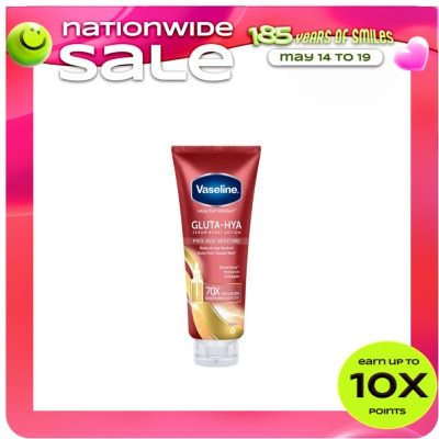 VASELINE - VASELINE Healthy Bright Gluta-Hya Serum Burst Lotion Pro-Age Restore 330ml