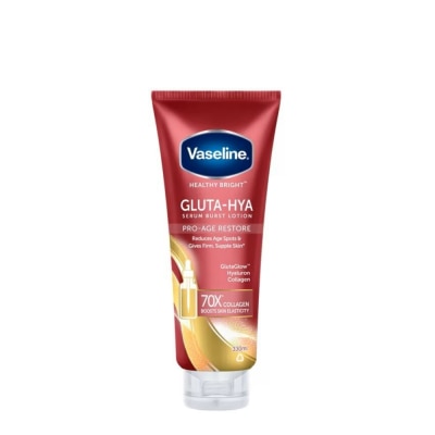 VASELINE - VASELINE Healthy Bright Gluta-Hya Serum Burst Lotion Pro-Age Restore 330ml