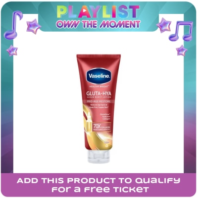 VASELINE - VASELINE Healthy Bright Gluta-Hya Serum Burst Lotion Pro-Age Restore 330ml