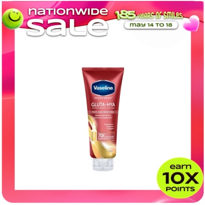 VASELINE - VASELINE Healthy Bright Gluta-Hya Serum Burst Lotion Pro-Age Restore 330ml