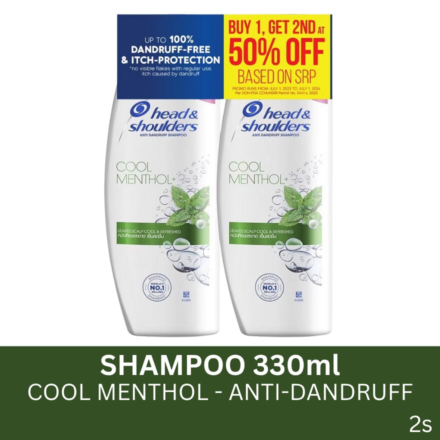 HEAD N SHOULDERS Cool Menthol Anti Dandruff Shampoo 330ml