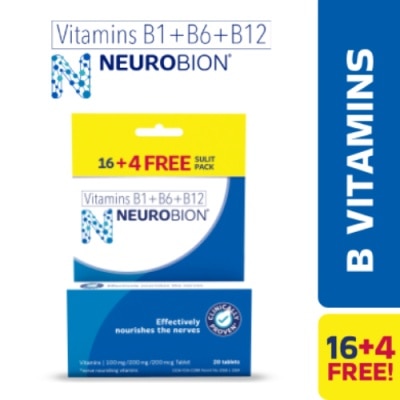 NEUROBION NEUROBION Vitamins B1 + B6+ B12 Buy 16+4 Sulit Pack