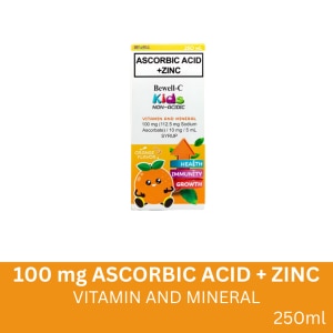 Bewell C Kids Vitamin C plus Zinc Syrup 250ml