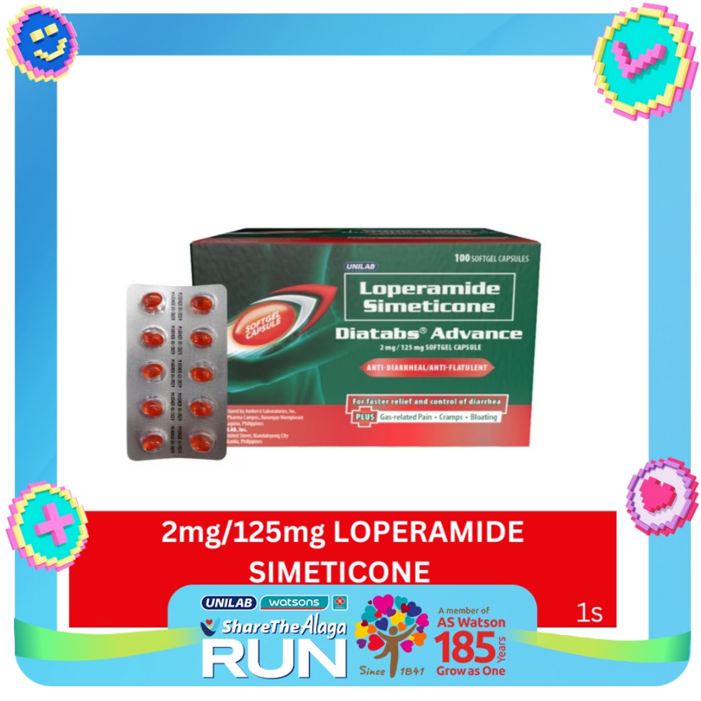 DIATABS DIATABS Advance 2mg/125mg Capsule Sold Per Piece