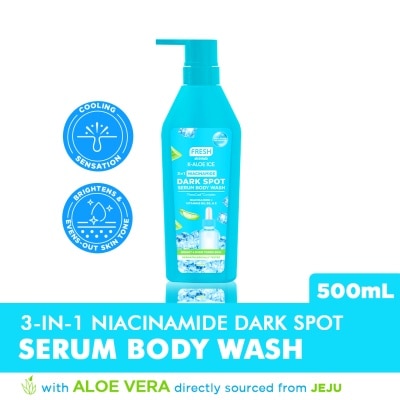FRESH FRESH Skinlab Jeju Aloe Ice 3-in-1 Niacinamide Cooling Serum Body Wash 500ml