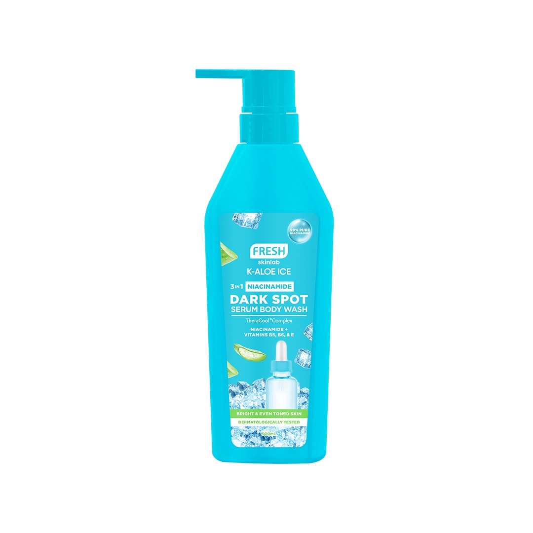 FRESH Skinlab Jeju Aloe Ice 3-in-1 Niacinamide Cooling Serum Body Wash 500ml