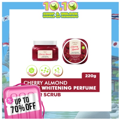 FRESH FRESH Skinlab Milk White Cherry Almond Triple Whitening Perfumed Sugar Scrub 220g