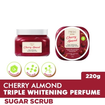 FRESH FRESH Skinlab Milk White Cherry Almond Triple Whitening Perfumed Sugar Scrub 220g