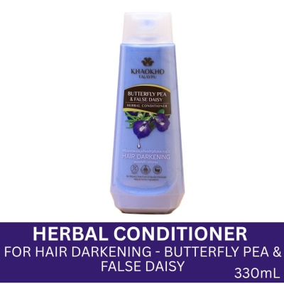 KHAOKHO TALAYPU Khaokho Talaypu Herbal Conditioner Butterfly Pea and False Daisy 330mL