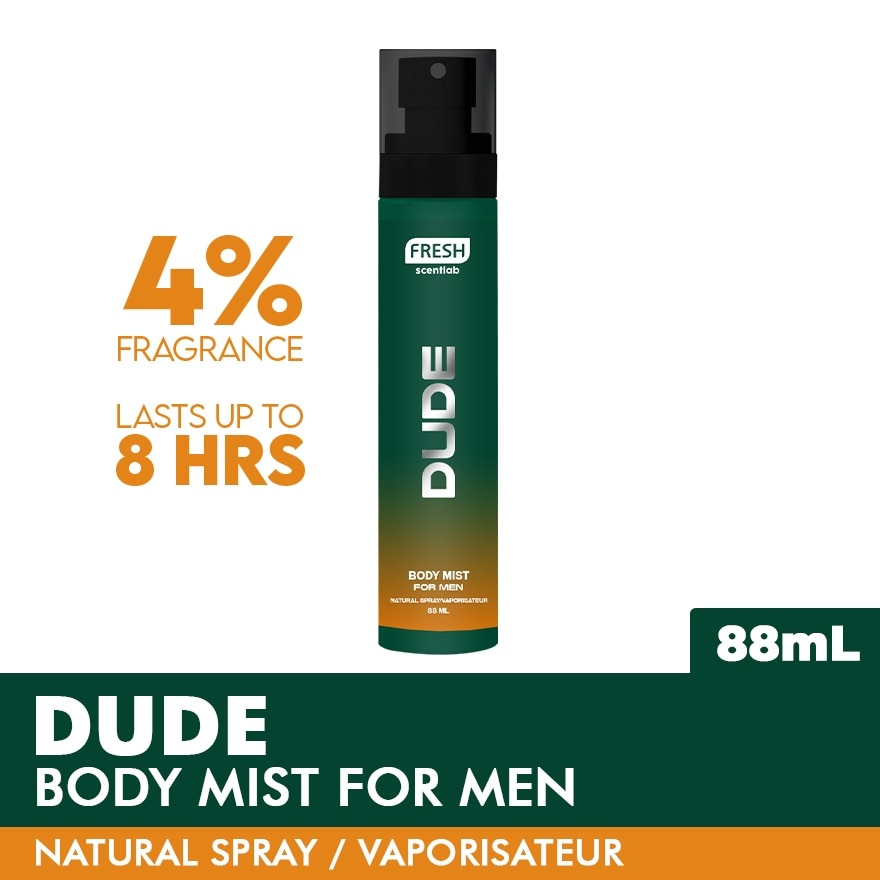 FRESH Scentlab Dude Body Mist For Men 88ml