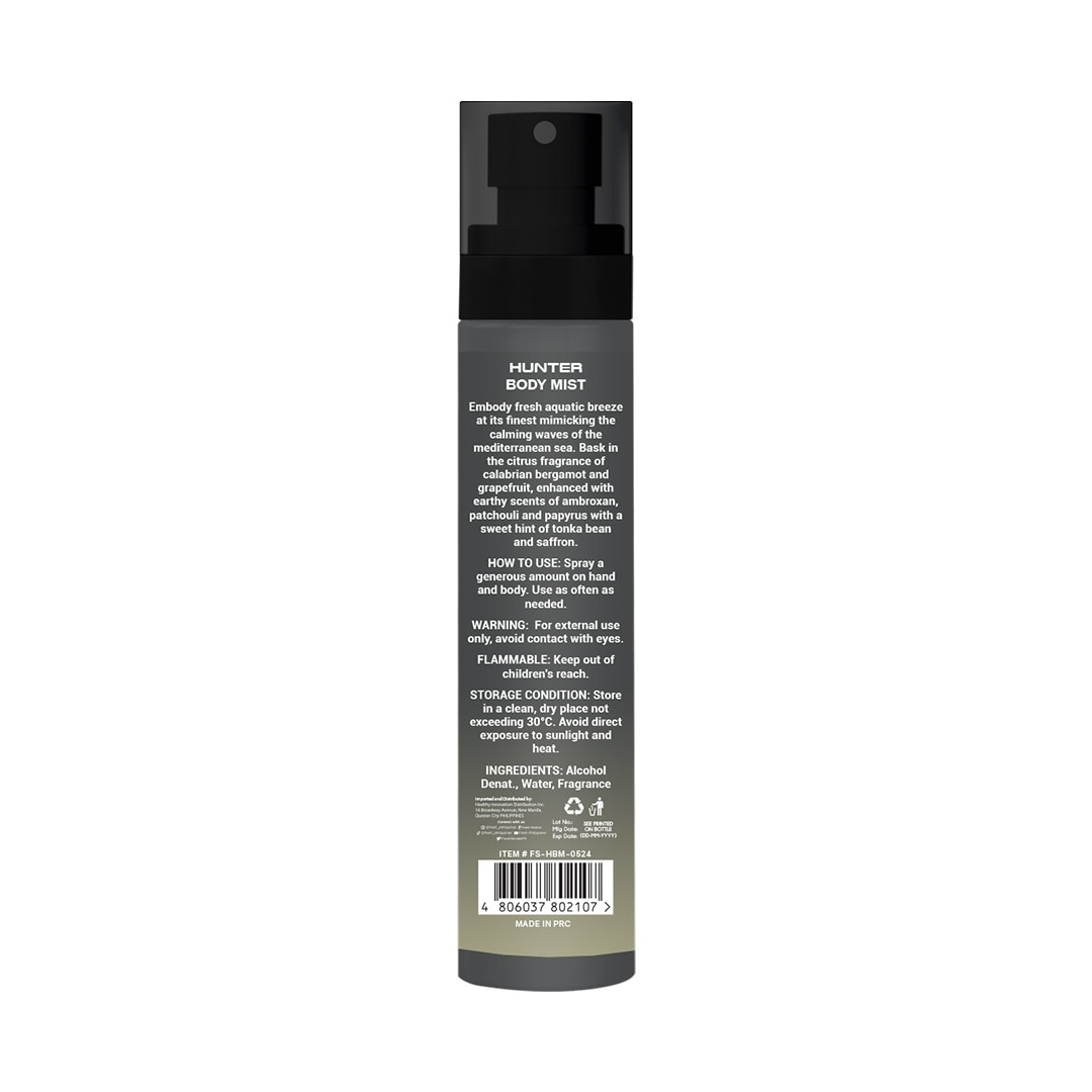 FRESH Scentlab Hunter Body Mist For Men 88ml