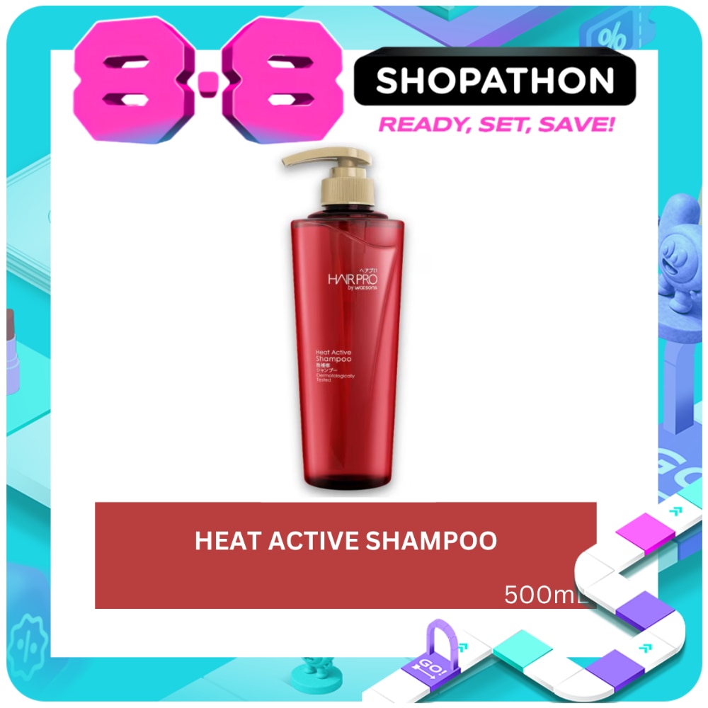 WATSONS Hair Pro Heat Active Shampoo 500ml image