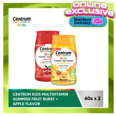 CENTRUM Centrum Kids Gummies Fruit Burst 60s & Apple 60s
