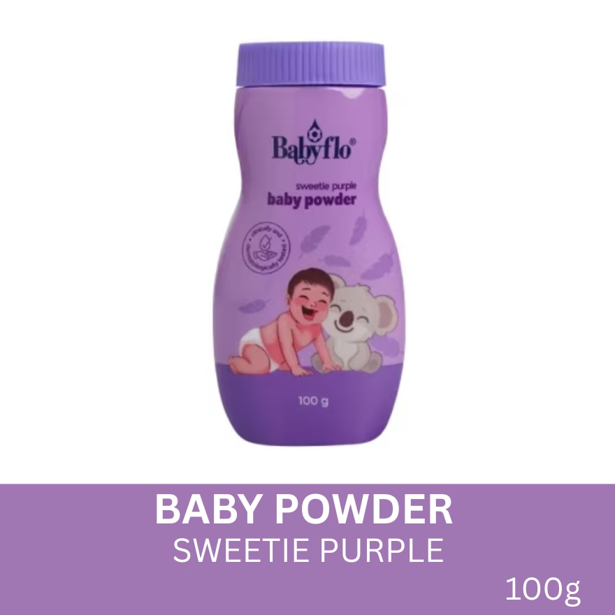 Babyflo Powder Sweetie Purple 100g
