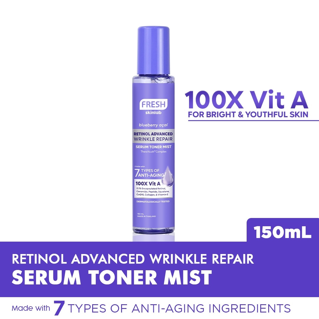 FRESH Skinlab Retinol Advanced Wrinkle Repair Serum Toner Mist 150ml