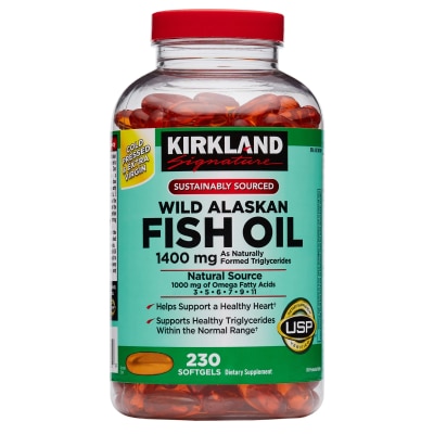 KIRKLAND Kirkland Signature Wild Alasakan Fish Oil 1400Mg