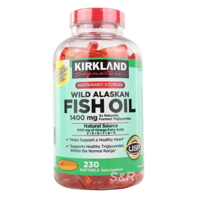 KIRKLAND Kirkland Signature Wild Alasakan Fish Oil 1400Mg