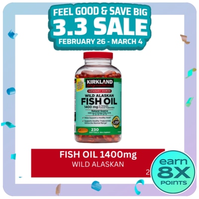 KIRKLAND Kirkland Signature Wild Alasakan Fish Oil 1400Mg