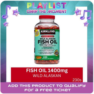 KIRKLAND - Kirkland Signature Wild Alasakan Fish Oil 1400Mg