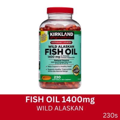 KIRKLAND Kirkland Signature Wild Alasakan Fish Oil 1400Mg