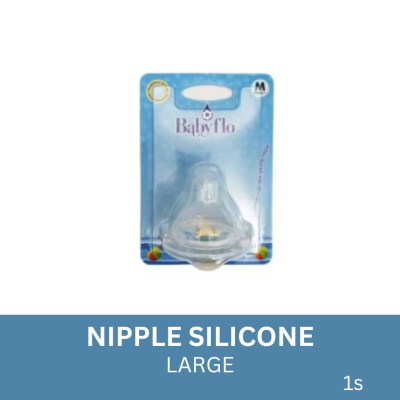 BABYFLO BABYFLO Nipple Wideneck Silicone 1s medium