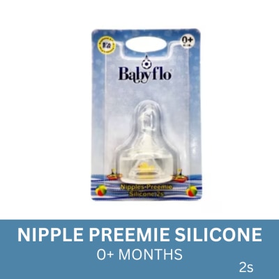 BABYFLO BABYFLO Nipple Preemie Silicone 2s