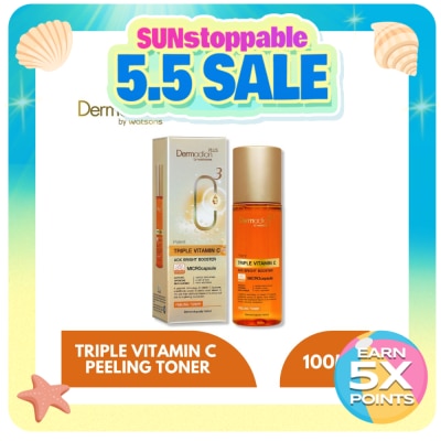 DAP BY WATSONS - WATSONS Dermaction Plus Vitamin C Facial Peeling Toner 100ml