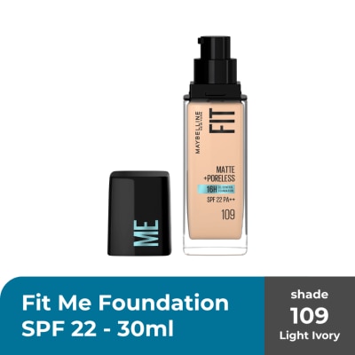 MAYBELLINE MAYBELLINE Fit Me Foundation SPF 22 109 30ml image