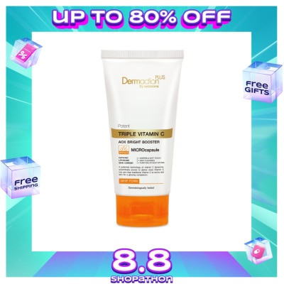 DAP BY WATSONS WATSONS Dermaction Plus Triple Vitamin C Whipped Facial Foam 100g