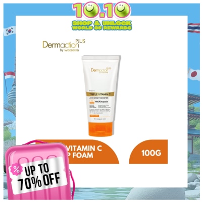 DAP BY WATSONS WATSONS Dermaction Plus Triple Vitamin C Whipped Facial Foam 100g