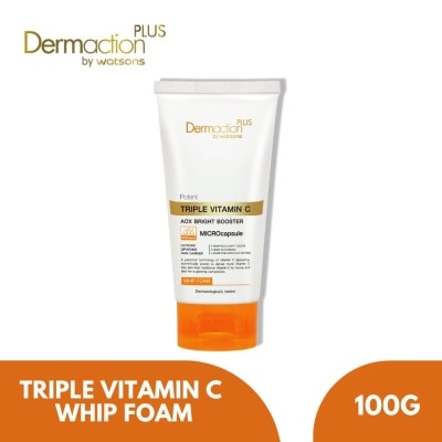 DAP BY WATSONS WATSONS Dermaction Plus Triple Vitamin C Whipped Facial Foam 100g
