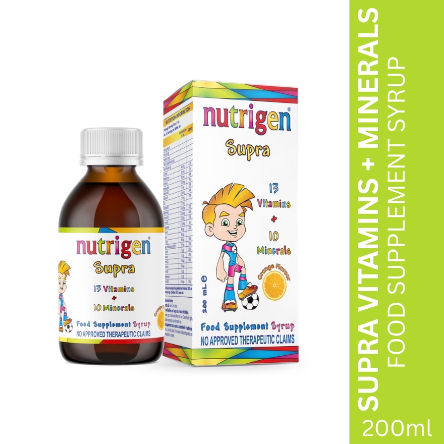 NUTRIGEN Supra Syrup Orange Flavour 200ml