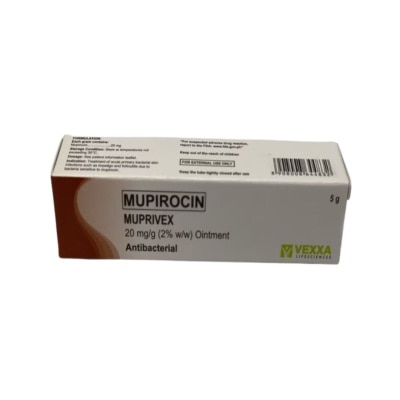 MUPRIVEX MUPRIVEX 20mg/g (2% w/w) Ointment 5g [PRESCRIPTION REQUIRED]