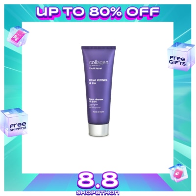 COLLAGEN WS Watsons Collagen Youth Secret Dual Retinol And Ha Foam Cleanser 100Ml