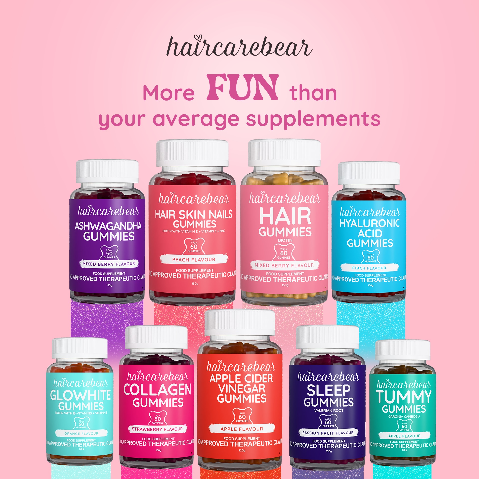 HAIRCAREBEAR Hair Biotin 60 gummies