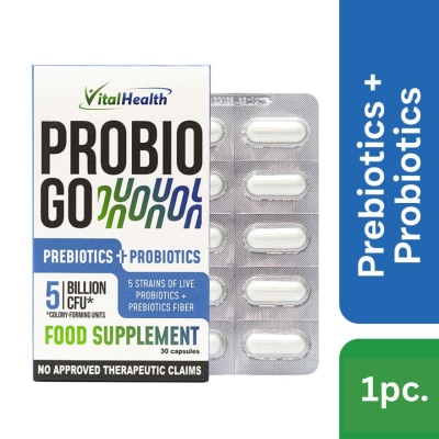 PROBIOGO - PROBIOGO Prebiotics+Probiotics 5billion CFU Sold Per Piece
