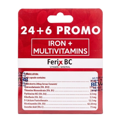 Ferix BC Iron+Multivitamins