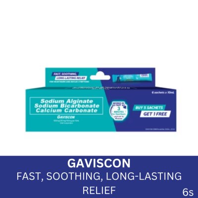 GAVISCON GAVISCON Original Sachet 10ml Buy 5 Get 1 Free