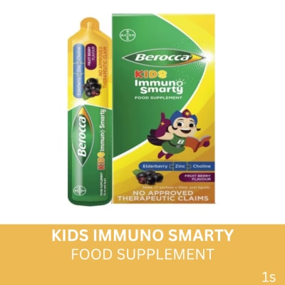BEROCCA BEROCCA Kids Immuno Smarty Liquid Sachet 10ml (Sold Per Sachet)