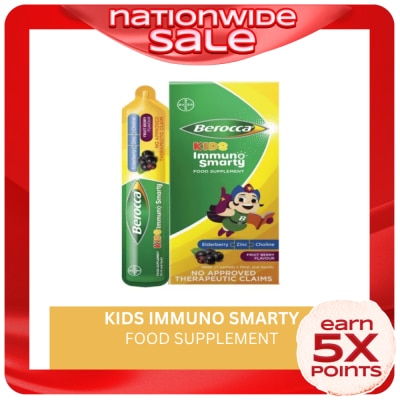 BEROCCA BEROCCA Kids Immuno Smarty Liquid Sachet 10ml (Sold Per Sachet)