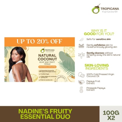 TROPICANA TROPICANA Nadine's Fruity Essentials Duo Bar Soap