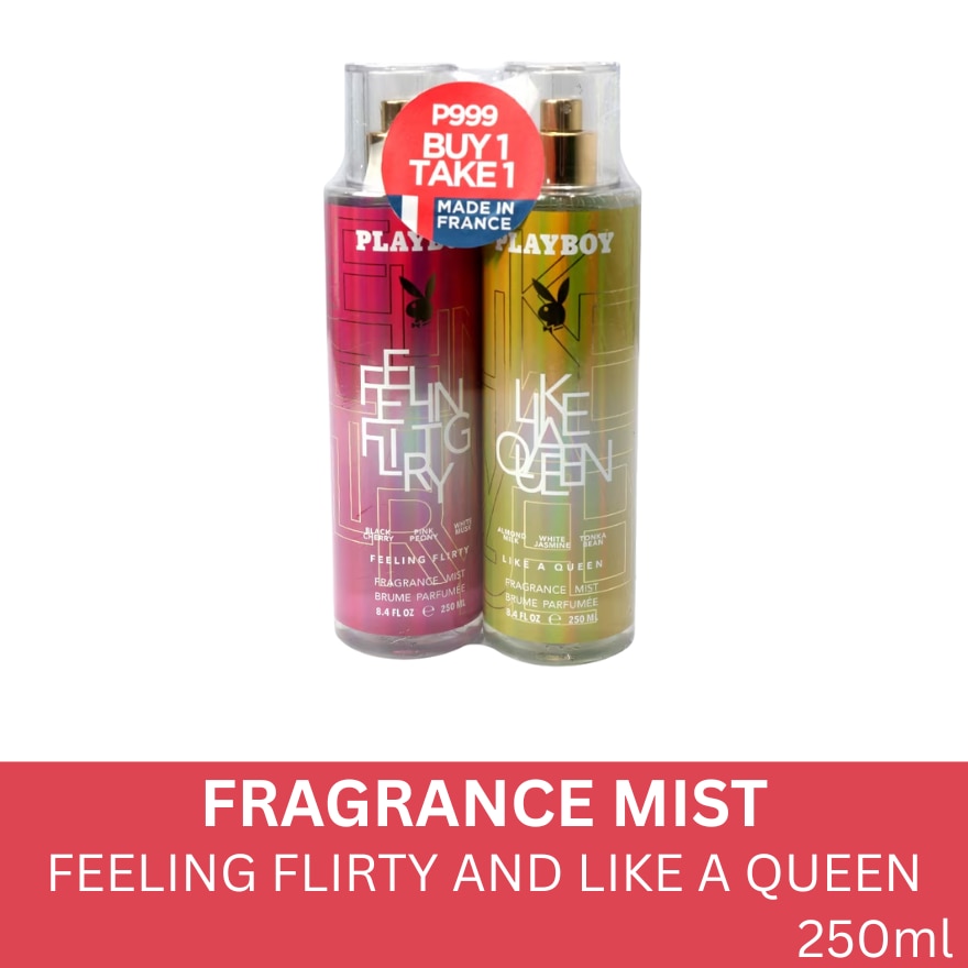 PLAYBOY Feeling Flirty And Like A Queen Body Mist 250ml