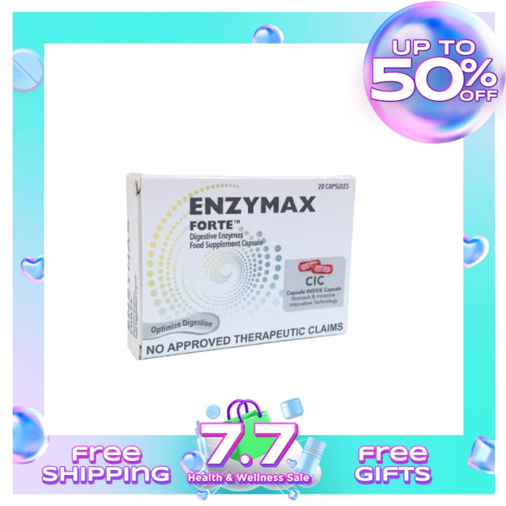 ENZYMAX Forte Digestive Enzymes Capsule Sold Per Piece