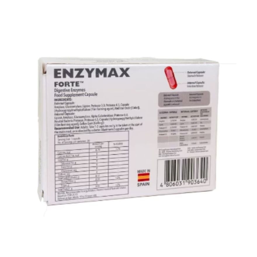 ENZYMAX Forte Digestive Enzymes Capsule Sold Per Piece