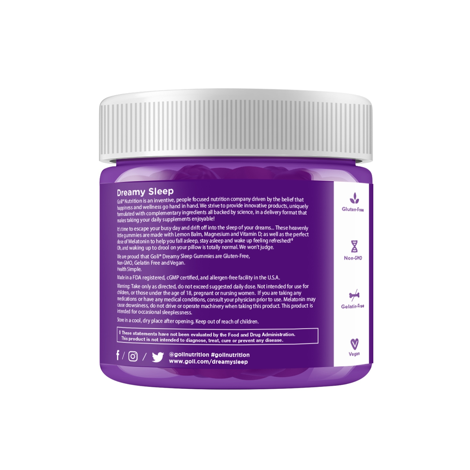 GOLI Dreamy Sleep Gummies 30s